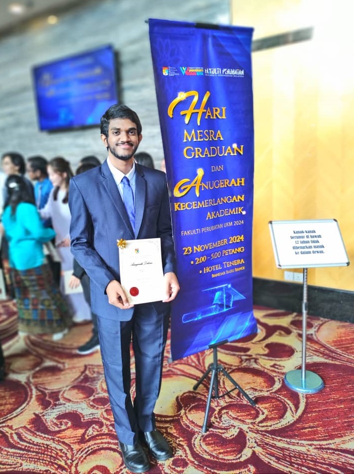 Anitej at the Dean's Award Ceremony 2024.